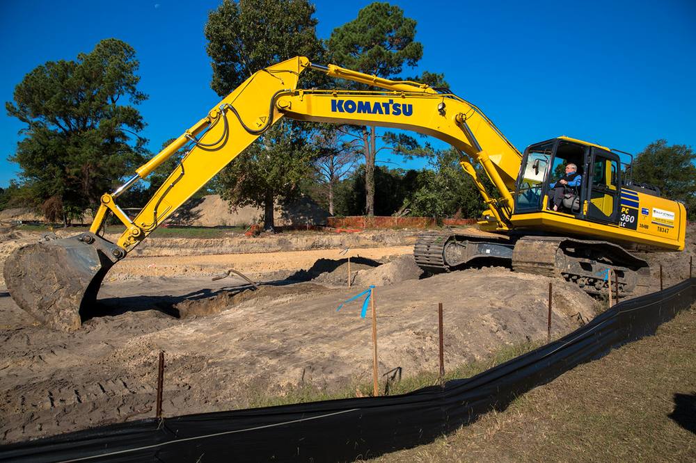 Earthworks and site preparation